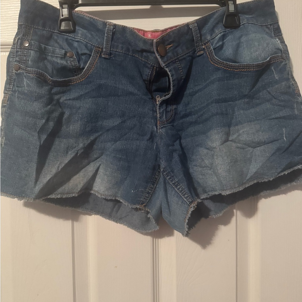Denim Blue Women's Shorts faded glory size 12